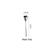 Stainless Steel Heart-shaped Spoon Set