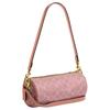 Coach Barrel 22 Presbyopia All-over Printed Metal Accessories Coated Canvas and Calfskin Crossbody Shoulder Bag Small Size Women's Pink