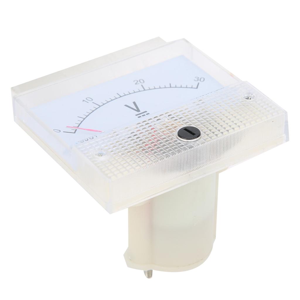 Pointer DC Voltmeter Panel Volt Voltage Meter Measuring Instrument 85C1 DC 0~30V