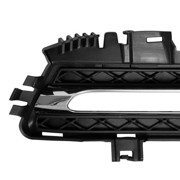 Pair of Fog Light Grille Covers for Mercedes-Benz C-Class None