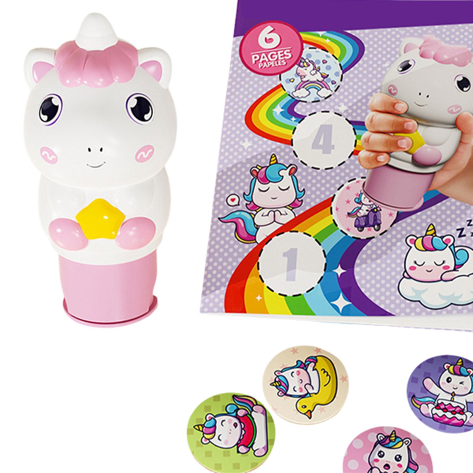 

Креативный набор наклеек-штампов для детей, развивающих координацию, забавная книга-штамповка, наборы для творчества, игрушка для ребенка 2