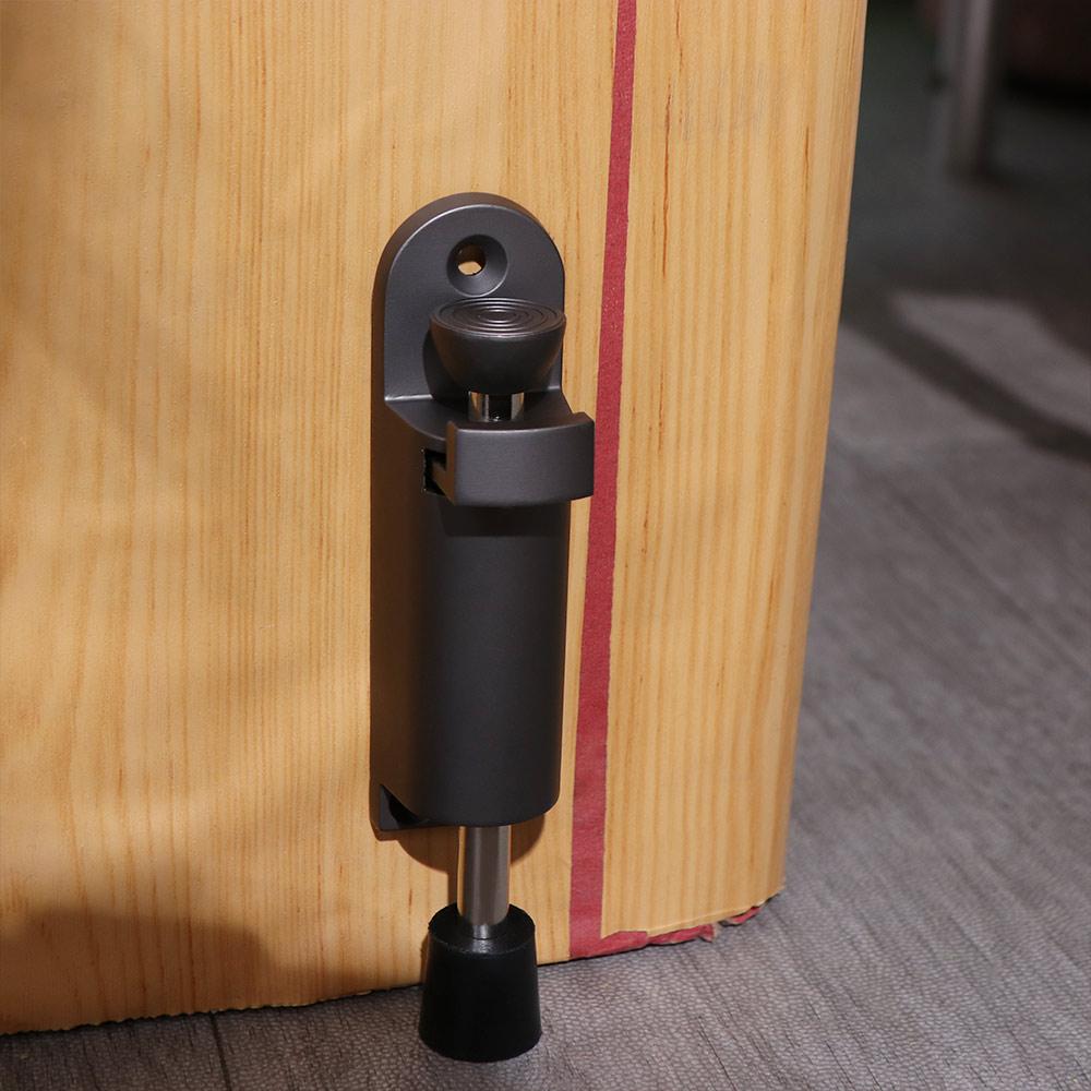 Door Bottom Seam Telescopic Door Stopper Spring Loaded Door Handle Bumper Bedroom