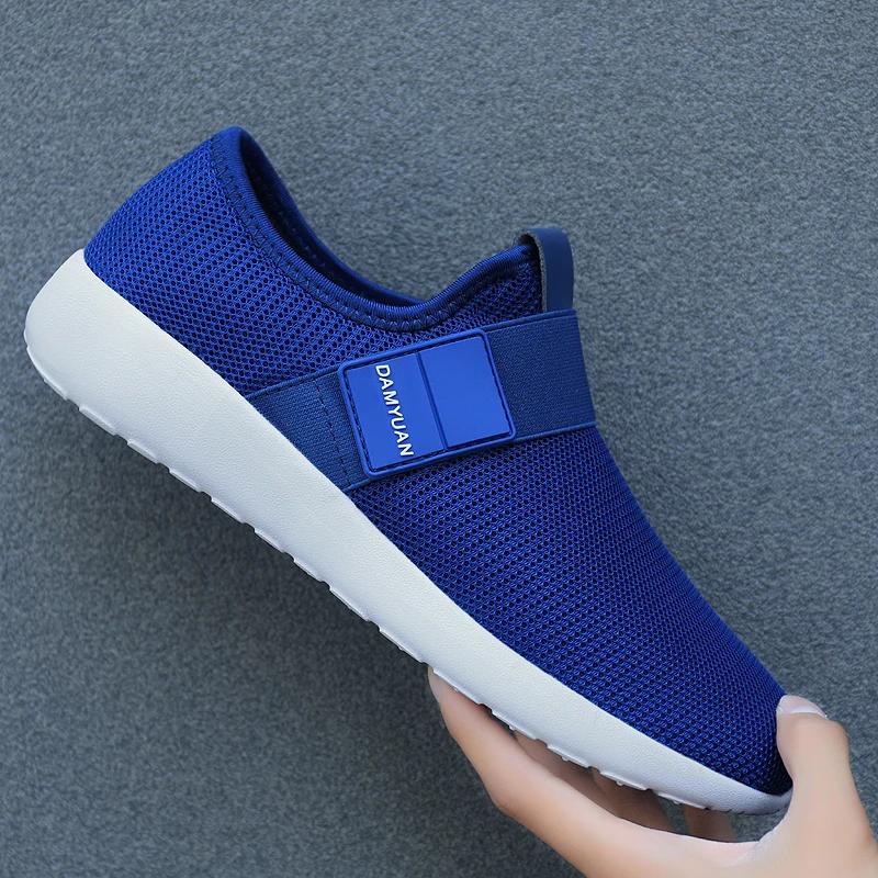 Fujeak Ležérní Ultralehké Balerínky Nepromokavé Prodyšné Mokasíny Pánské Tenisky Široké Boty pro Bosé Chodidlo Velikost Plus 39-46 zapatos de hombre