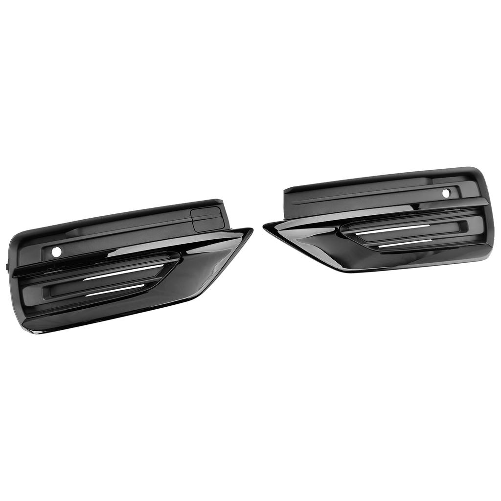 2PCS Front Bumper Fog Lamp Grille Fog Light Grille Fit Volvo XC90 2021-2024