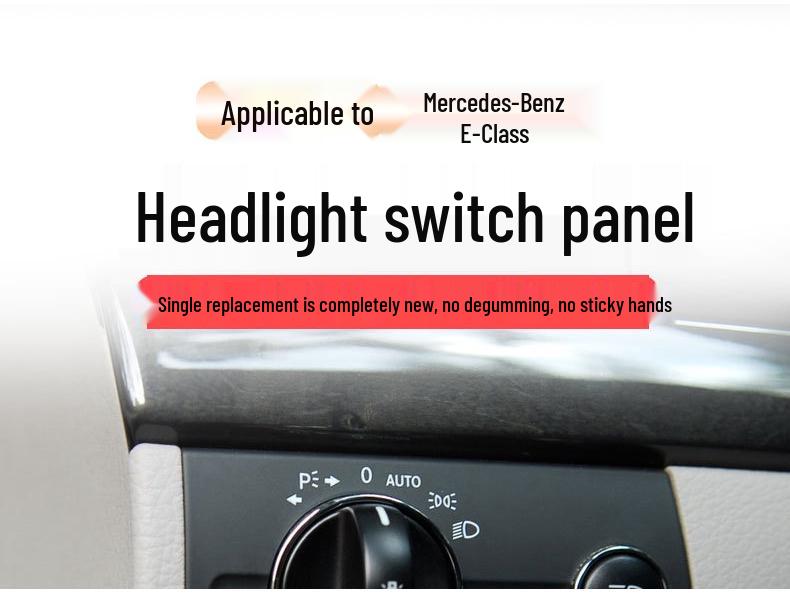 Mercedes-Benz E-Class W211 Headlight Switch Cover Trim