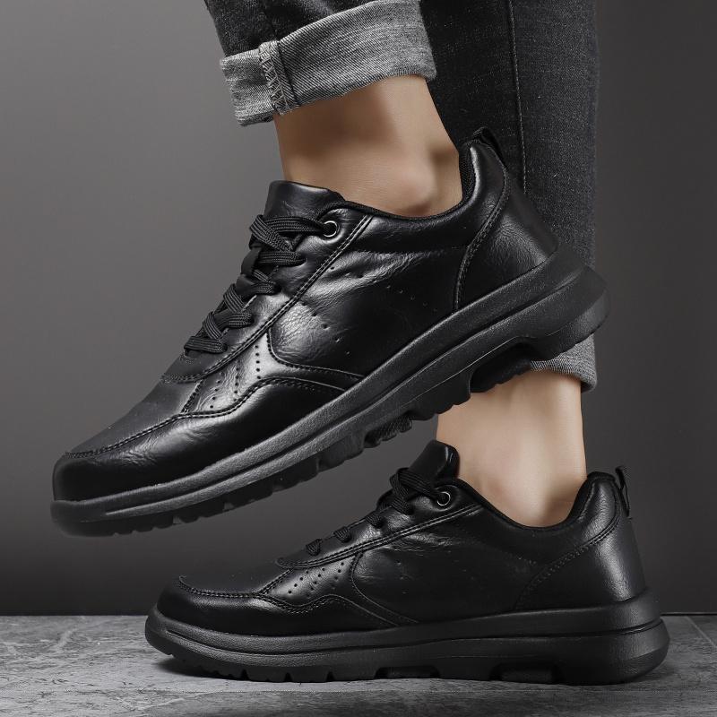 Men Shoes Allseason Athletic Shoes Men Daily Wear Shoes Lace Up White Black Athletic Shoes Outside Walking Footwear For Man