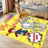 1PC Pippi Longstocking Coloring Book Extra Large Non Slip Floor carpet, Office, family, bedroom, Studio Large Area Rug Indoor Rugs