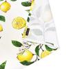 STYLE Decor Tablecloth, 100% Cotton, Stylish Rectangular, Nordic Style, 120x150cm, Standard, Lemon Yellow, Fruit Pattern, W4701800