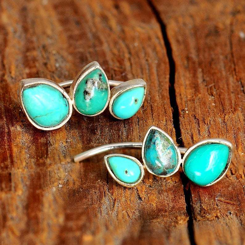 Vintage Bohemian Drop Turquoise Earrings