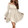 Renaissance Costume Women Medieval Pirate Corset Dress Off Shoulder Bells Sleeve Fairys Dress