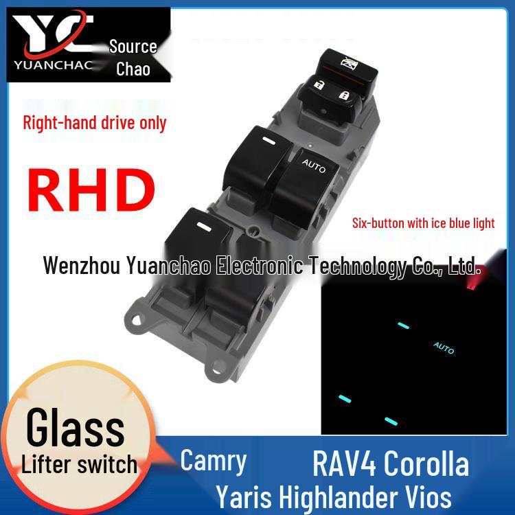 

Power Window Switch Light for Camry, Corolla, Highlander, RAV4, Vios (RHD) 84820-06090 Electric