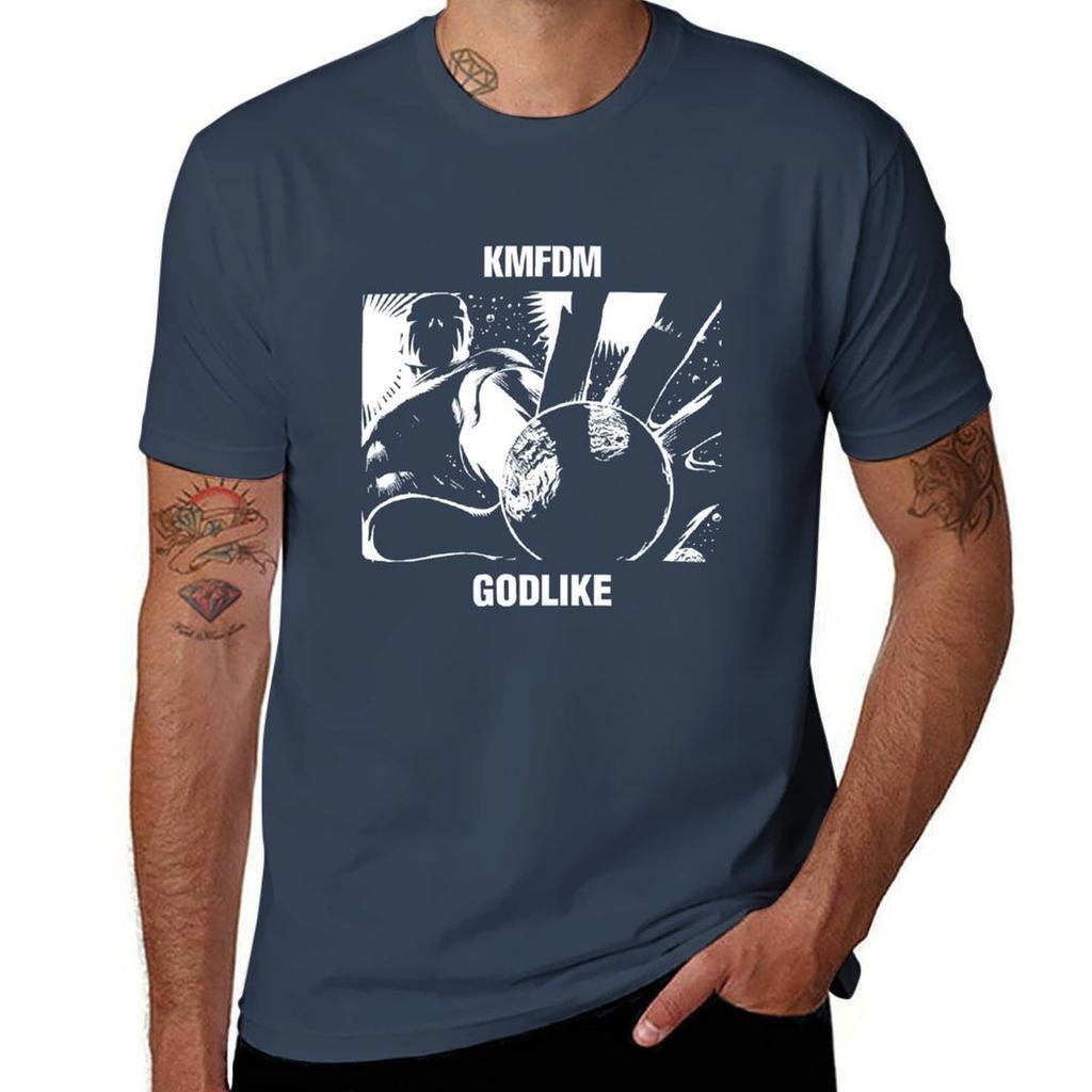 KMFDM Godlike, KMFDM Godlike Essential T-Shirt T Shirt Man Cotton Cotton T Shirt Man T-Shirt