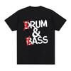 Funny Drum and Bass T Shirts Rum and Ass Lovers Jokes Short Sleeve Cotton Soft T-shirt Unisex Fashion Casual Tee Shirt Tops