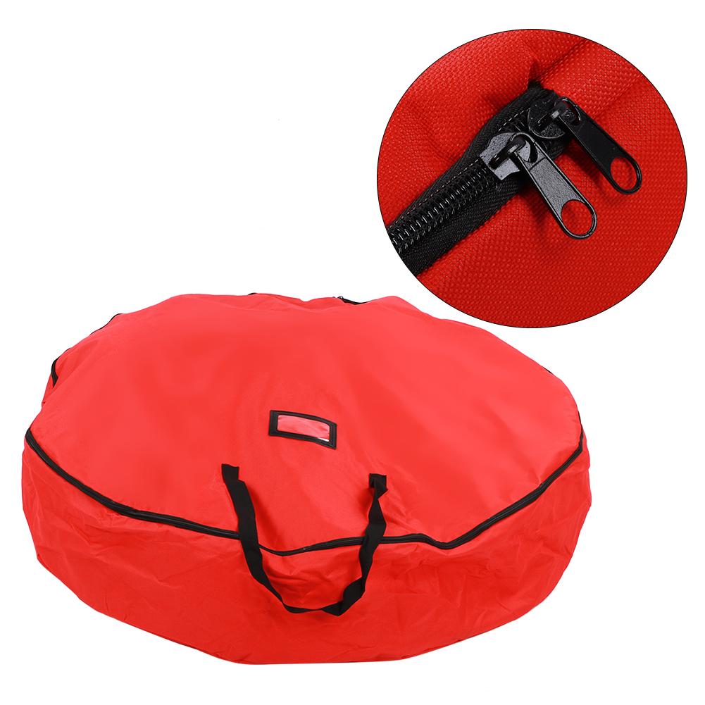 Sacchetto Rosso Porta Regali di Natale Decorazione Campana Ghirlanda Ghirlanda Contenitore Impermeabile Antipolvere