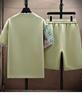 New Chinese Style Splicing Leisure Sports Suit Men's Summer Short Sleeved Shorts Loose Trendy Two-piece Set