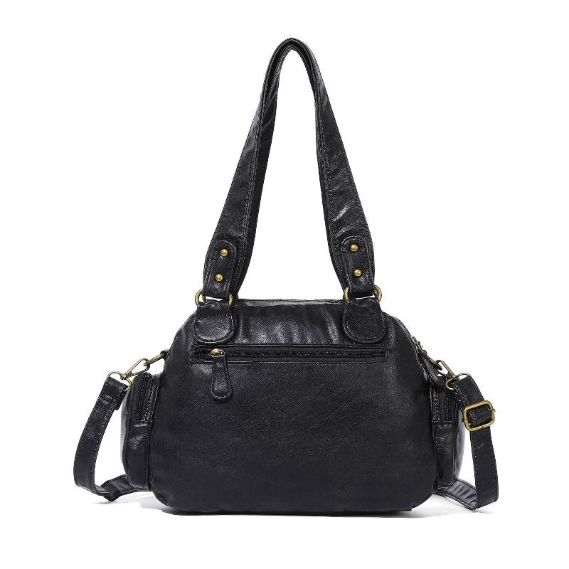 Nuova borsa a mano da donna Yk lavata, borsa a tracolla versatile per il pendolarismo, borsa a tracolla morbida in pelle