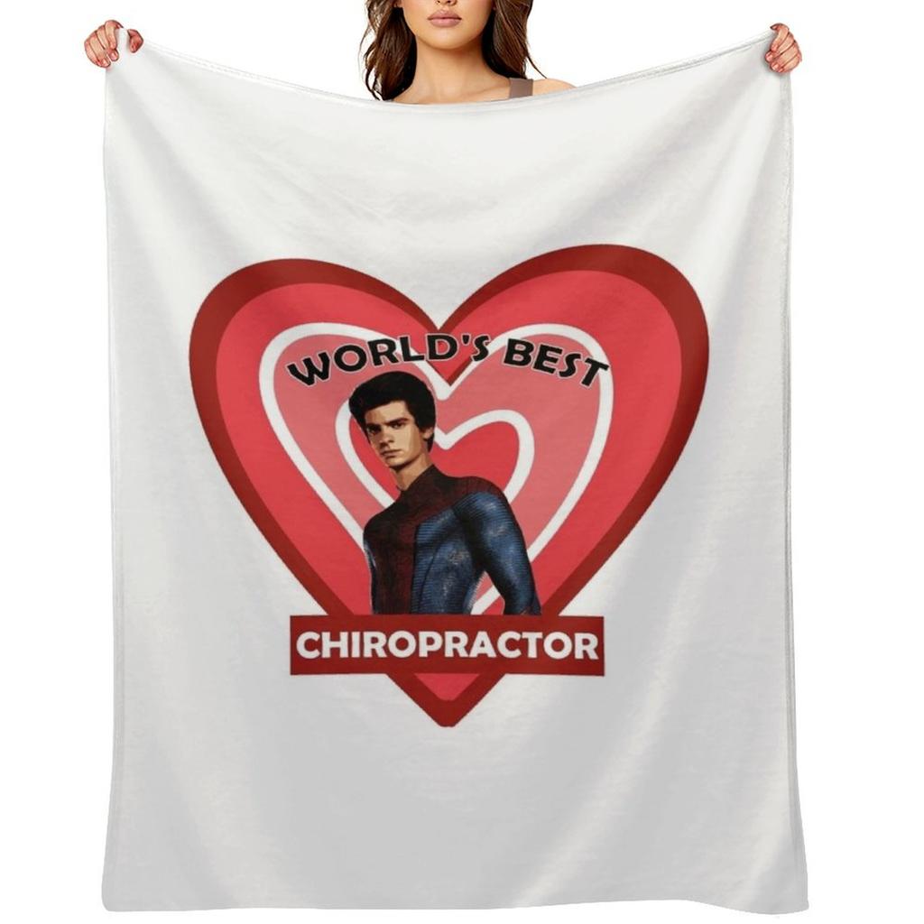 Worlds Best Chiropractor Throw Blanket for babies anime Large Thin Blankets