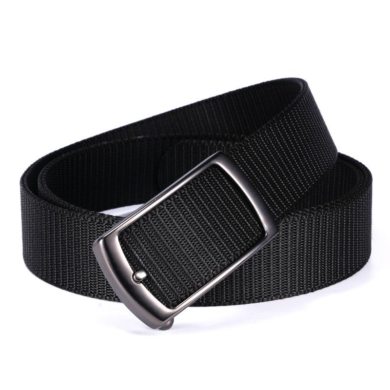 

Мужской ремень Простой плетеный ремень для улицы Повседневный нейлоновый ремень для брюк Ремень с автоматической пряжкой Ремень Ремень Мужской ремень 120cm