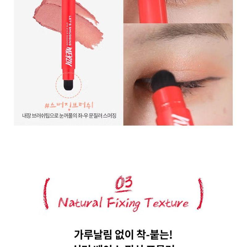 MERZY - Let's Smudging Eye Stick Shadow - 4 Colors