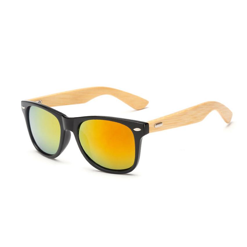 

Women Sunglasses Bamboo Wood Arm Vintage Sun Glasses For Men Retro Sunglass Fashion Eyewear MULTI