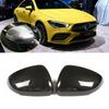 LHD For Mercedes Benz A Class CLA W177 C118 2019-2025 Car Rearview Side Mirror Cover Sticker Cap Exterior Door Case Trim Carbon