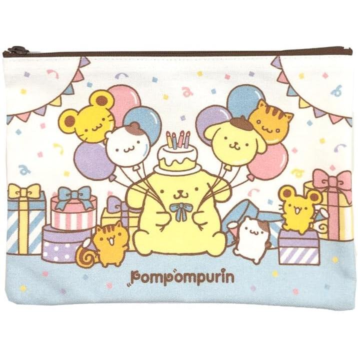 Pom Pom Purin Flat Pouch Birthday