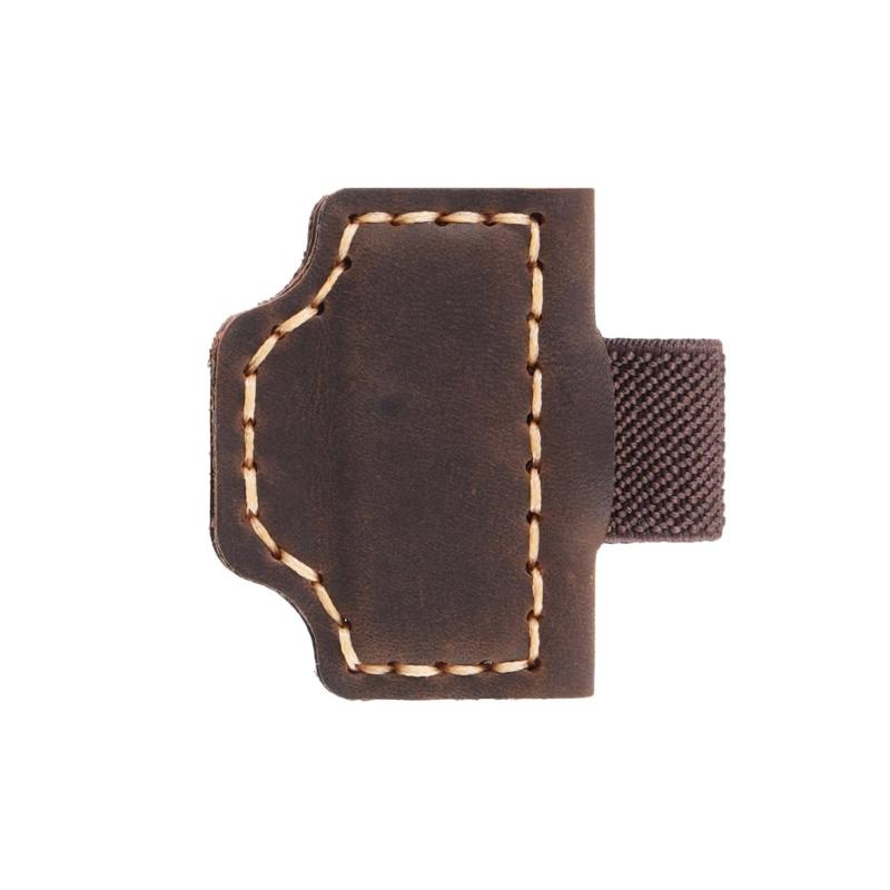 

Leather Magnetic Bookmarks with Elastic Pen Holder Magnetic Book Page Holder Clip for Book Lover Student Teacher Reader коричневий/глибокий