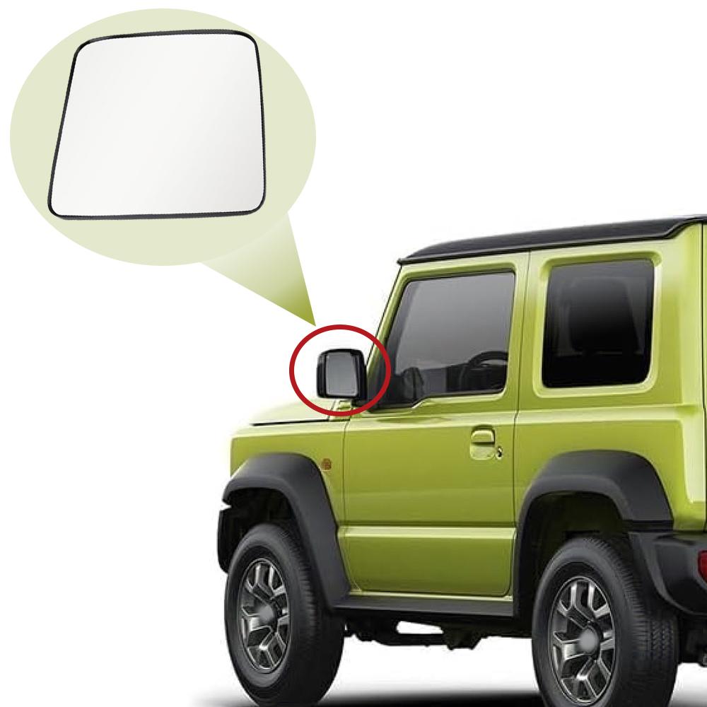 Sklo vyhřívaného zrcátka levé pravé zadní boční křídlo pro Suzuki Jimny 2007 2008 2009 2010 2011 2012 213-