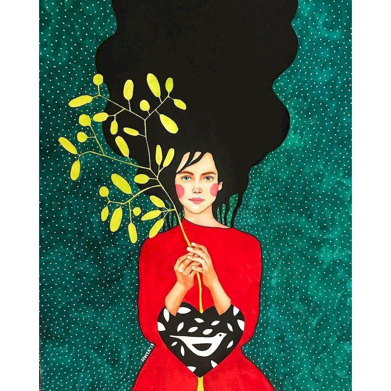 GATYZTORY 60X75cm Painting By Numbers Girl DIY Picture Paint By Number Figure Drawing On Canvas HandPainted Art Home Decor