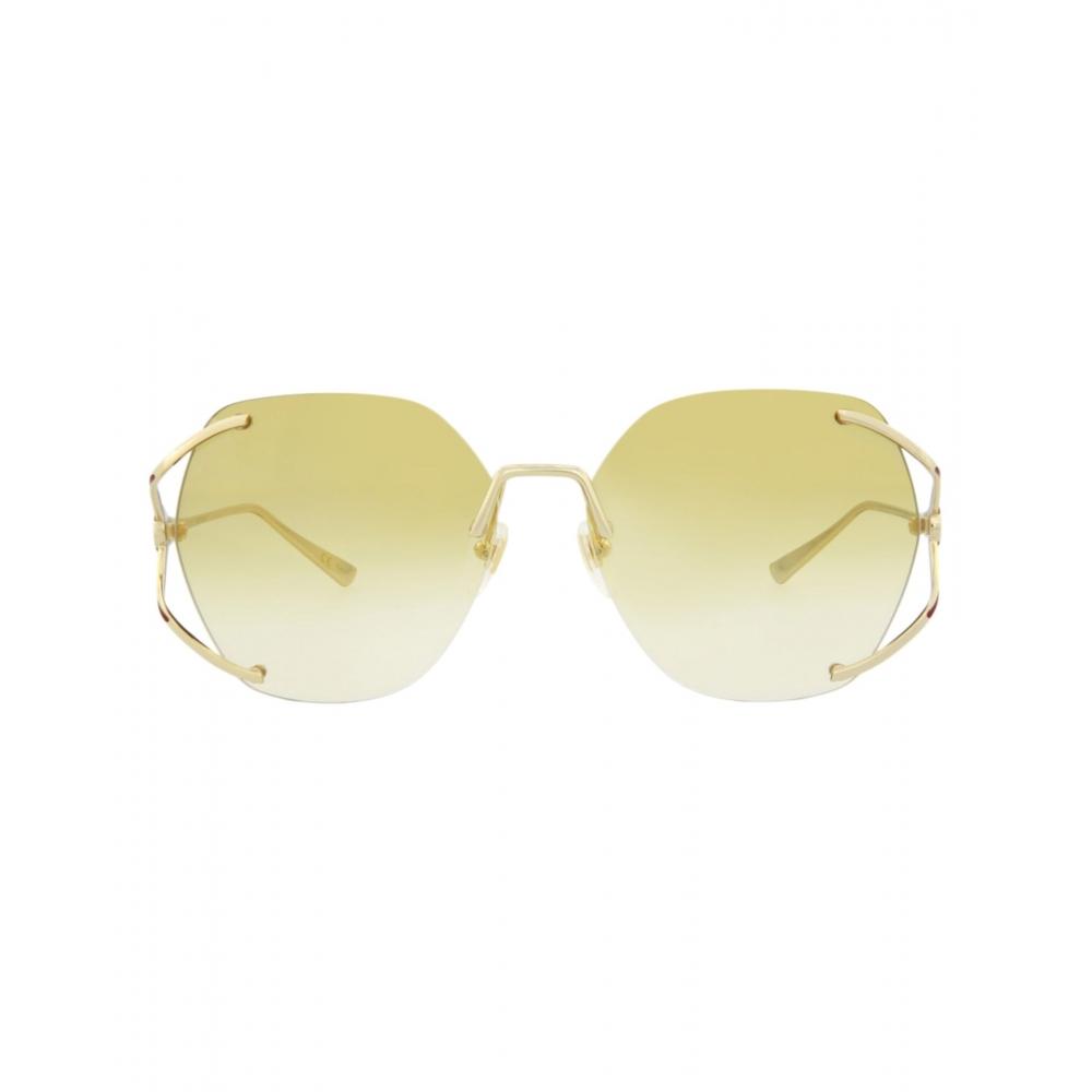 

Gucci Square-Metal Frame Sunglasses