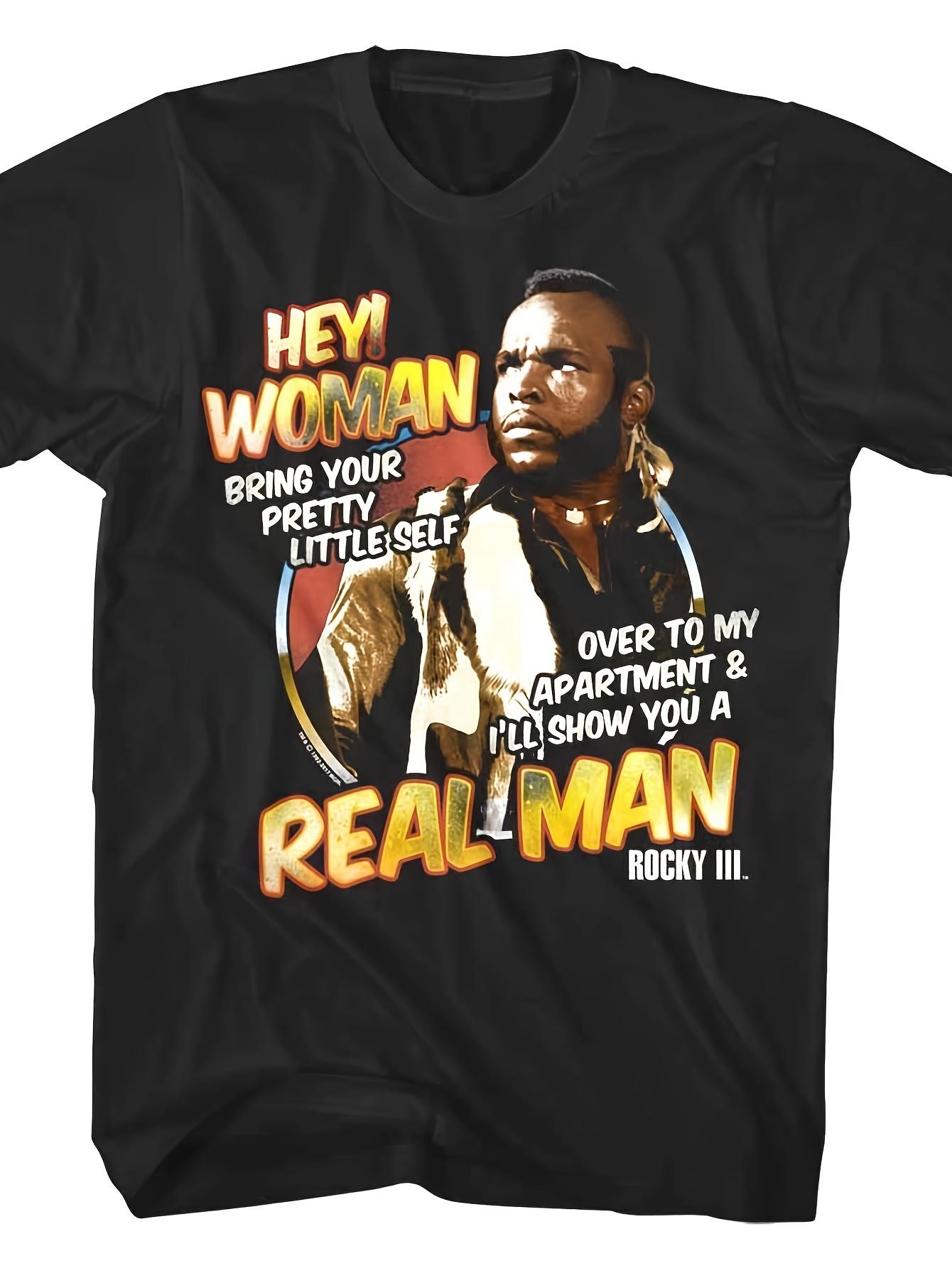 Women I Will Give You A Real Unisexs Tshirt with Bold Pattern Printing Round Neck All Season Casual Tshirt for Unisex S