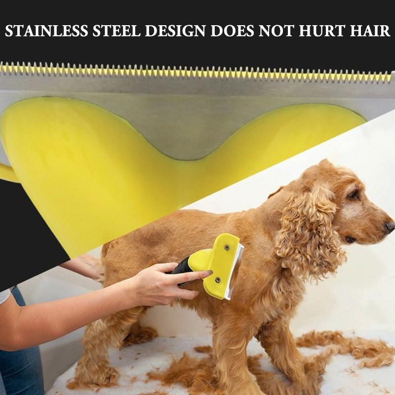 Perie pentru animale de companie Instrumente pentru îndepărtarea părului pentru pisici Câini Pisici Perie de îngrijire Pieptene Trimmer pentru animale de companie Produs Instrumente de îngrijire