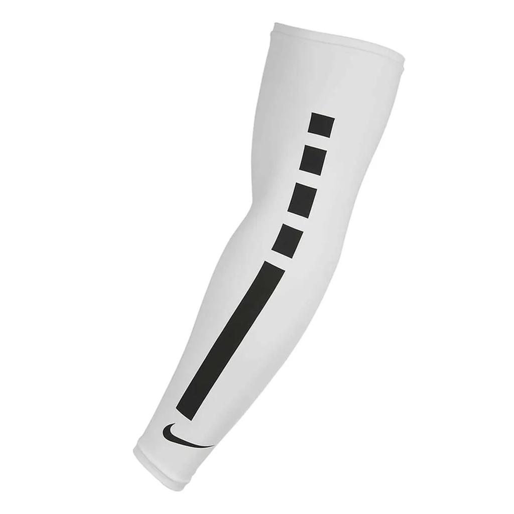 Nike Pro Elite Sleeve Arm Size Both 2.0 Covers, White/Black, S/M (BS2002) [For Arms]