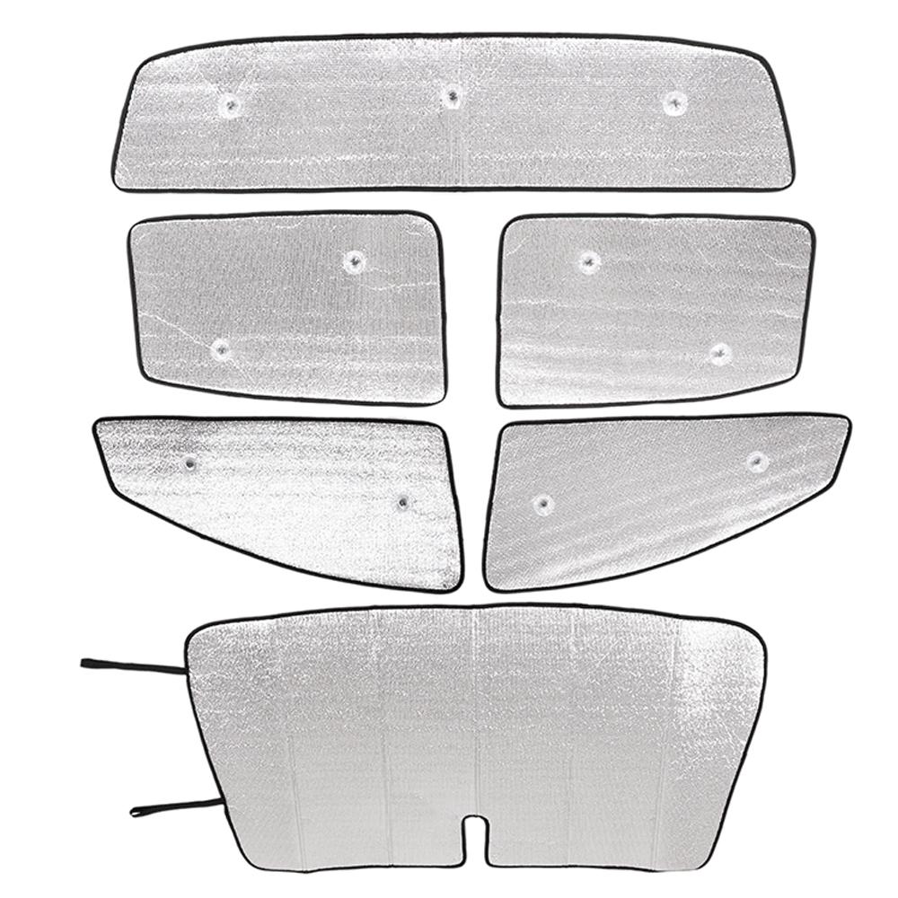 For Ford Ranger 2015-2024 Car Window Sunshade Visors Full Set UV Block Cover 6pcs