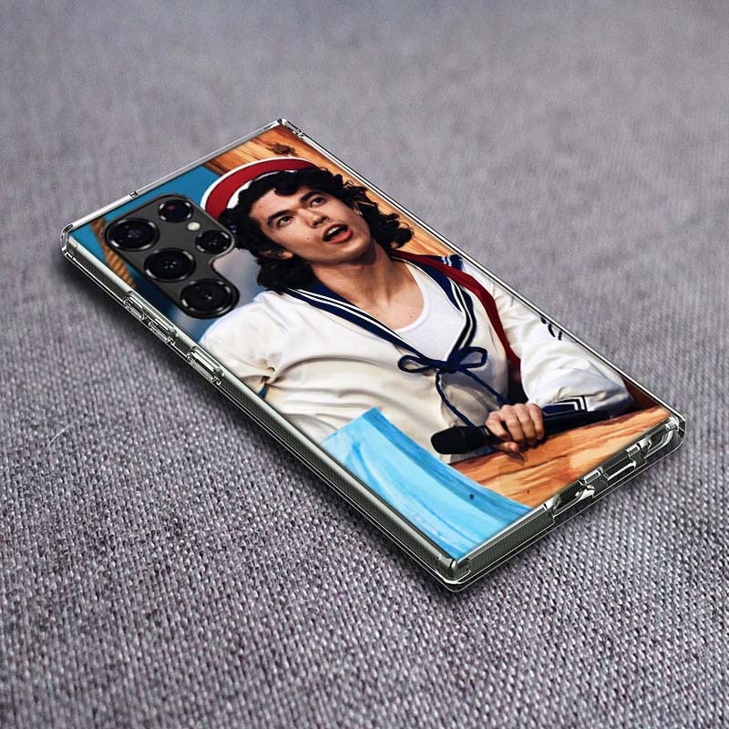 C-Conan Gray Wishbone Phone Case For Samsung Galaxy S24 S23 S21 S20 FE S22 S26 Ultra S25 Edge S10 Plus Cover Clear TPU Capa Shel