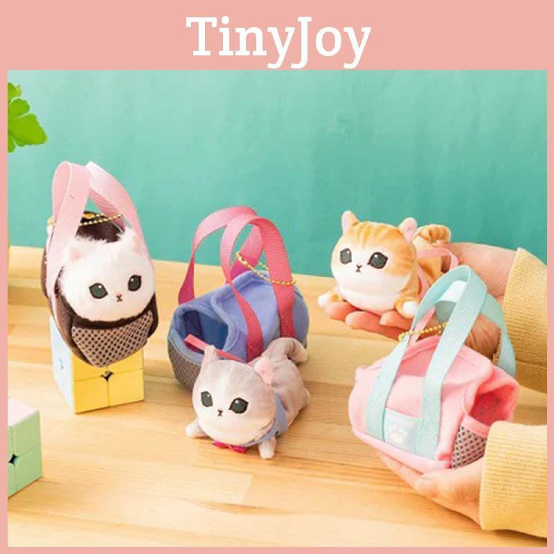 Cute Plush Cat Keychain With Soft Pp Cotton Filling Available In Multiple Colors