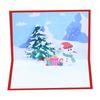 24TE Festive 3D Snowman Card Memorable Gift Family Friend and Loved Ones to the Christmas Season Card Accessory