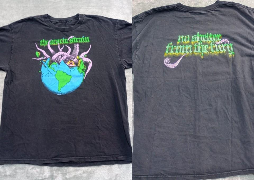 

The Acacia Strain No Shelter From The Fury TShirt Metal Band Cotton MC894 Unisex T-Shirt S