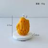 Hot !!!1Pc Halloween Ghost Scented Candle Natural Soy Wax Cinnamon Fragrance Spooky Decor Funny Home Ornament Festival Supplies