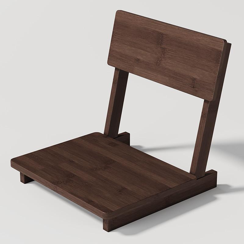 Modern Lazy Sofa Tatami Single Bed Backrest Seat Chair Japanese Seat Cushion Bay Window Small Sofa Bamboo Wood Chair