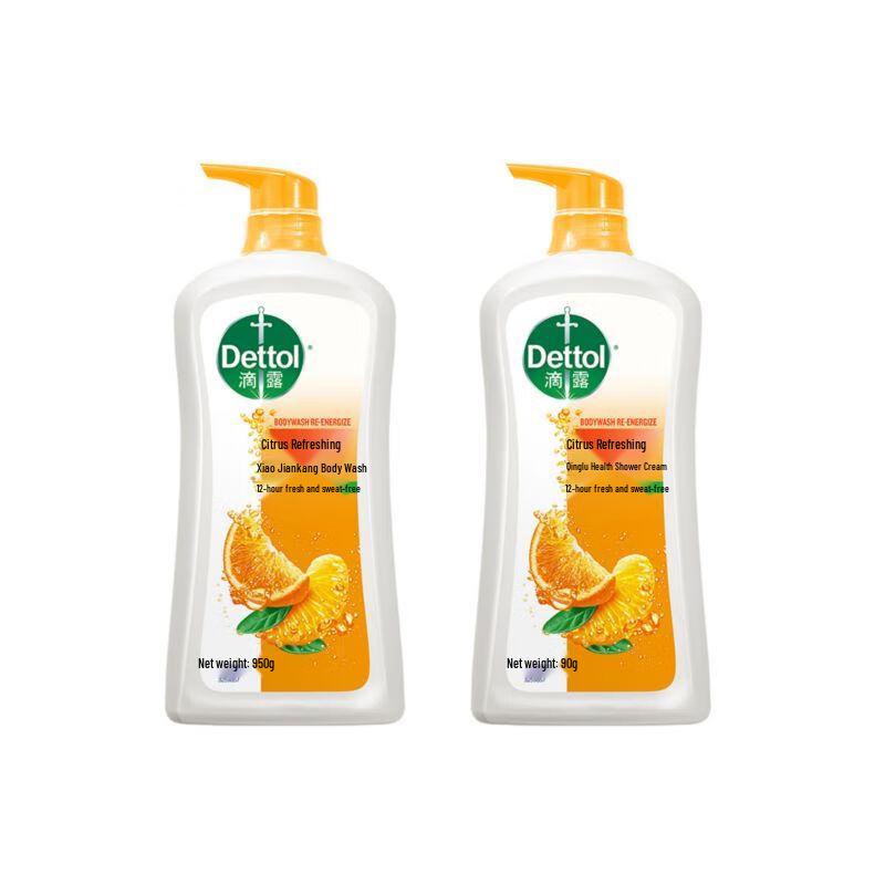 Гель для душа Dettol Citrus Fresh 950 г (2-Pack)