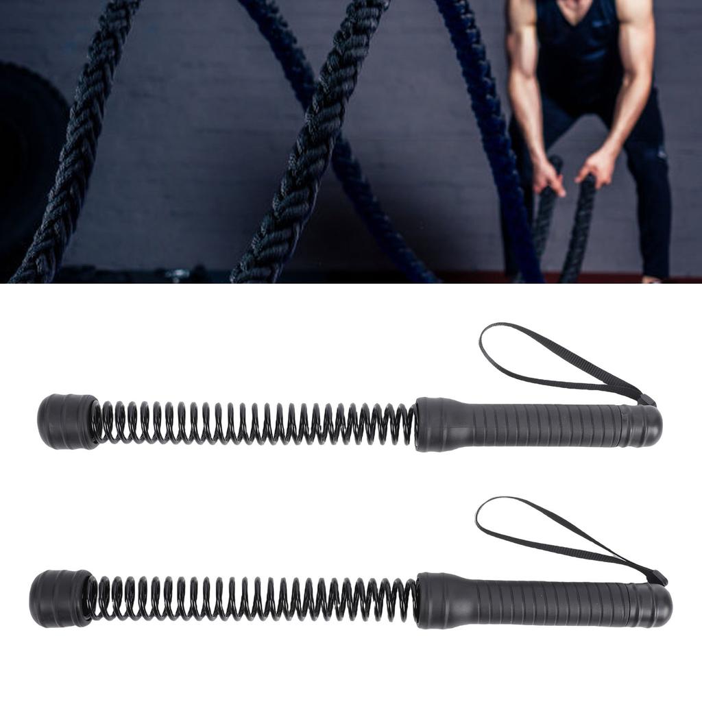 1 Pair Ropeless Exercise Ropes Quiet Portable Ropeless ing Ropes with Anti Slip Handles for Home Gym Fitness Equipment