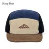 Casual Short Brim Baseball Cap Corduroy Embroidery Snapback Hat Winter Trucker Cap  for Men Women