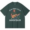 230 Gsm 100% Cotton Heavy Metal T-Shirt  Rock Band Popular Music Print Unisex Heavy Cotton T Shirt