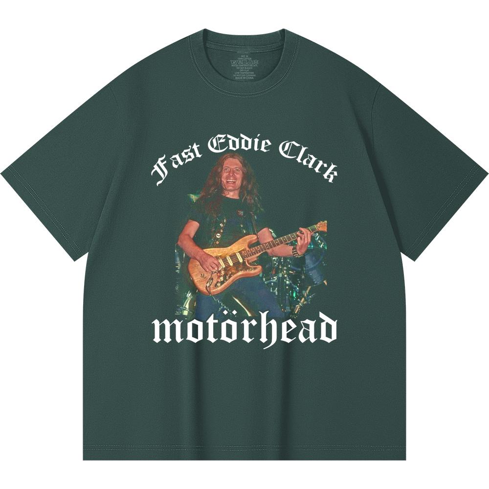 230 Gsm 100% Cotton Heavy Metal T-Shirt Rock Band Popular Music Print Unisex Heavy Cotton T Shirt
