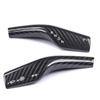 2Pcs Real Carbon Fiber Steering Wheel Whift Protection Cover  For Tesla Model 3 Y Car Column Shift Knob Cover Decor Accessories