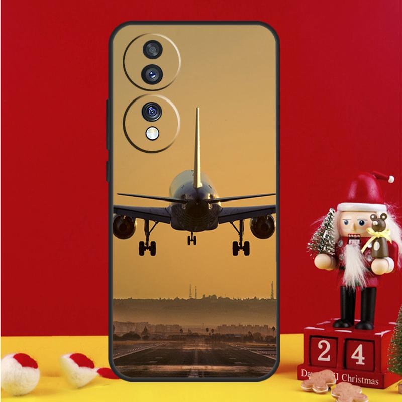 Airplane Plane Aircraft Case For Honor Magic 8 5 6 7 Lite Honor Win X9b X9c X9a X8c X8b 50 70 90 200 400 Pro Cover