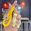 Charming Cartoon Alpaca Keychain & Car Pendant - Personality Figure Bag Ornament with Lanyard Gift