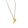 Titanium Steel Fox Minimalist Style Couple Furnace Real Gold Necklace Female Collarbone Chain With Jewelry