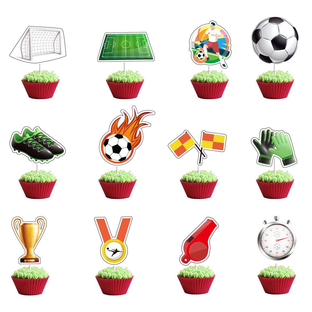 World Cup Birthday Party Decorations: Banners, Spirals, and Cake Toppers
